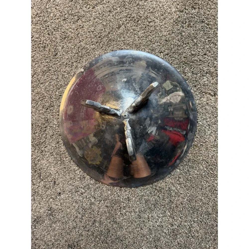 Escapade Paris Modern Zig Zag Metal Fruit Salad Bowl